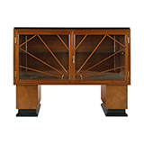 ART DECO GLASS-FRONTED DISPLAY CABINET <br> Mumbai -    - An Aesthete's Vision