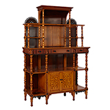 CARVED MULTI-WOOD BUFFET <br> Gujarat -    - An Aesthete's Vision