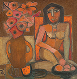 Still Life with Nude - Badri  Narayan - The Ties That Bind: South Asian Modern and Contemporary Art