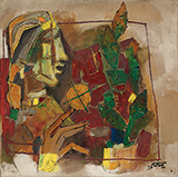 Untitled - M F Husain - The Ties That Bind: South Asian Modern and Contemporary Art