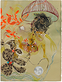 Mushroom and Moon - Rina  Banerjee - Summer Online Auction