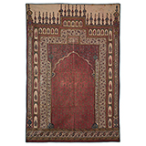 JAHNAMAZ PRAYER MAT -    - Woven Treasures: Textiles from the Jasleen Dhamija Collection