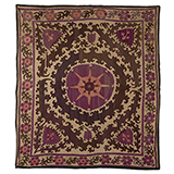 SUZANI WITH SUNBURST -    - Woven Treasures: Textiles from the Jasleen Dhamija Collection