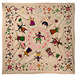 CHAMBA RUMAL WITH KRISHNA IN RASLILA - Woven Treasures: Textiles from the Jasleen Dhamija Collection