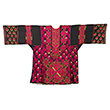 SWAT KURTI WITH PINK FLOWERS - Woven Treasures: Textiles from the Jasleen Dhamija Collection