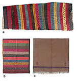 ZOROASTRIAN WOMAN'S SHALWAR SECTIONS AND CHADOR-SHAB -    - Woven Treasures: Textiles from the Jasleen Dhamija Collection