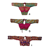 THREE KUTCHI EMBROIDERED CHOLIS -    - Woven Treasures: Textiles from the Jasleen Dhamija Collection