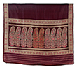 BALUCHARI SARI WITH FLORAL MOTIF - Woven Treasures: Textiles from the Jasleen Dhamija Collection