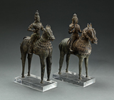 NAIKAR RIDERS ON HORSES -    - Living Traditions: Folk and Tribal Art