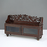CARVED LOW CONSOLE TABLE -    - The Design Sale