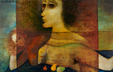 Two Faces of Ayesha - Anjolie Ela Menon - Summer Online Auction