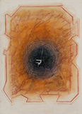 Walled City (Saffron) - Gulam Mohammed Sheikh - Summer Online Auction