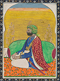 PORTRAIT OF A SIKH PRINCE -    - Classical Indian Art