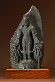 VISHNU WITH PERSONIFIED ATTRIBUTES, CHAKRAPURUSHA AND GADADEVI -    - Classical Indian Art