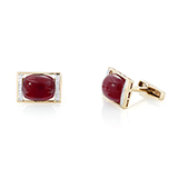 RUBY AND DIAMOND CUFFLINKS -    - Fine Jewels: From Tradition to Innovation