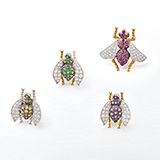 SET OF FOUR BEE PINS -    - Fine Jewels: From Tradition to Innovation