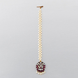ART DECO STYLE RUBY AND DIAMOND `MAANG TIKA` OR FOREHEAD ORNAMENT -    - Fine Jewels: From Tradition to Innovation