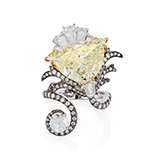 YELLOW DIAMOND RING -    - Fine Jewels: From Tradition to Innovation