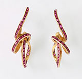 PAIR OF RUBY EARRINGS -    - Fine Jewels: From Tradition to Innovation