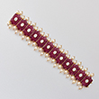 RUBY, DIAMOND AND PEARL BRACELET - Fine Jewels: From Tradition to Innovation