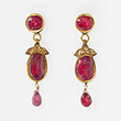 PAIR OF RUBY AND DIAMOND EARRINGS - Fine Jewels: From Tradition to Innovation