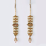 PAIR OF RUBY AND PEARL EARRINGS -    - Fine Jewels: From Tradition to Innovation