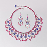 SUITE OF SPINEL AND TANZANITE NECKLACE AND EARRINGS -    - Fine Jewels: From Tradition to Innovation
