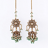 PAIR OF PERIOD DIAMOND `JHUMKI` EARRINGS -    - Fine Jewels: From Tradition to Innovation