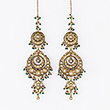 PAIR OF DIAMOND, PEARL AND EMERALD `CHANDBALI` EARRINGS - Fine Jewels: From Tradition to Innovation