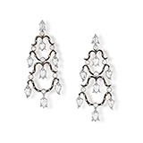 PAIR OF ROSE-CUT DIAMOND EARRINGS -    - Fine Jewels: Ode to Nature