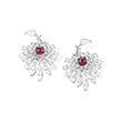 PAIR OF RUBELLITE AND DIAMOND DAHLIA EARRINGS - Fine Jewels: Ode to Nature