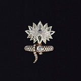 DIAMOND LOTUS RING -    - Fine Jewels: Ode to Nature