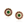 PAIR OF GEMSET KARNPHOOL EARRINGS - Fine Jewels: Ode to Nature