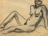Female Nude - Amrita  Sher-Gil - Art Rises for Kerala Live Fundraiser Auction
