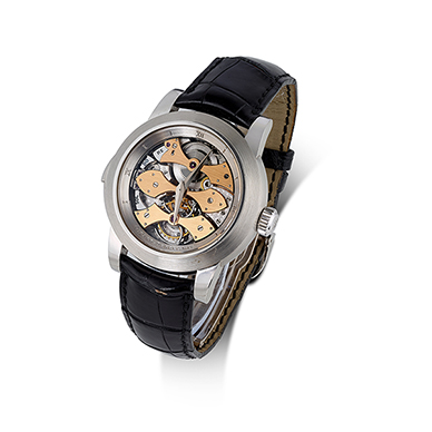 Girard perregaux opera one clearance triple bridge tourbillon wristwatch