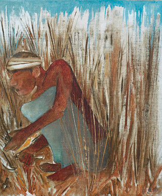 Mali Cutting Wheat