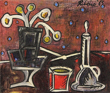 Lancelot  Ribeiro-Still Life with Vase
