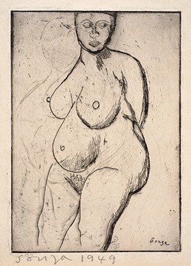 Untitled (Standing Nude)