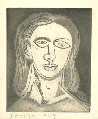 Untitled (Head of a woman)