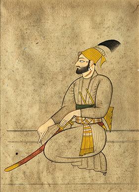 Seated Raja with a Sword