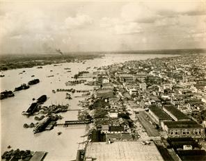 VIEW OF THE RIVER HOOGLY , CALCUTTA EAST BANK