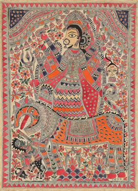 Baccho Devi - Untitled (madhubani Painting) @ 