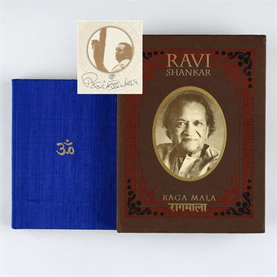 SIGNED AND LIMITED EDITION COPY BY THE GREAT SITAR MAESTRO RAVI