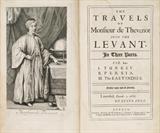 The Travels of Monsieur de Thevenot into the Levant - Monsieur de Thevenot - Antiquarian Books Auction
