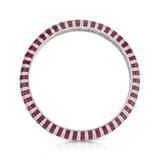 RUBY AND DIAMOND BANGLE -    - Fine Jewels, Silver and Watches