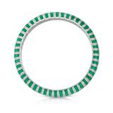 EMERALD AND DIAMOND BANGLE -    - Fine Jewels, Silver and Watches
