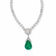 EMERALD AND DIAMOND NECKLACE  - Fine Jewels, Silver and Watches