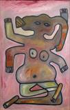 Ganesha - Jogen  Chowdhury - Spring Live Auction | Modern Indian Art