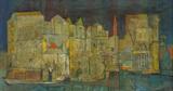 Venetian Cityscape - Sadanand  Bakre - Summer Online Auction
