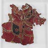 KING ON HORSEBACK (LEATHER SHADOW PUPPET) -    - REDiscovery: Auction of Art and Collectibles